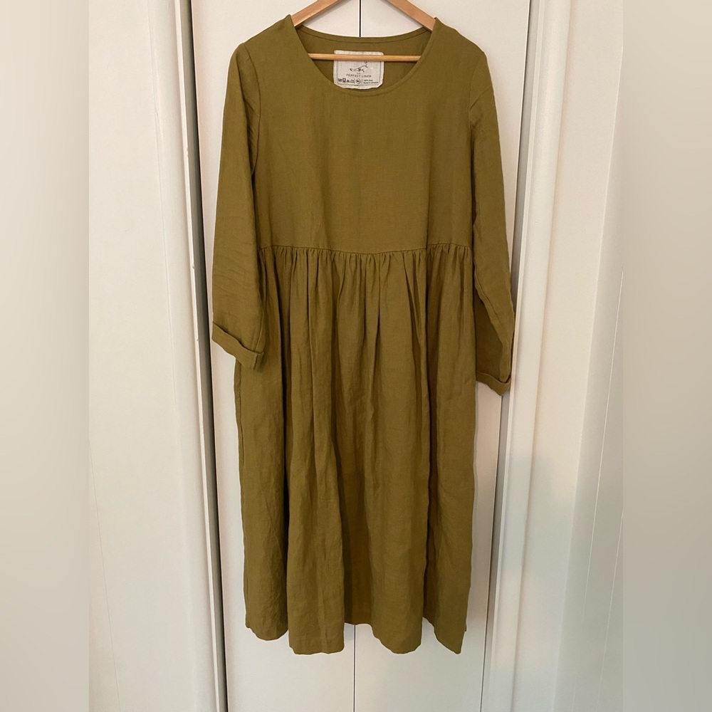 Not Perfect Linen Dress